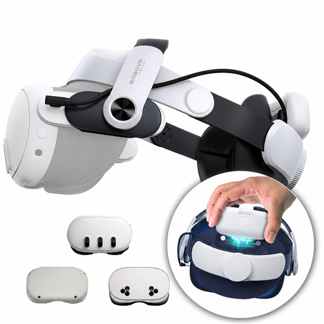 메타퀘스트2 3 S 스트랩 악세사리 BOBOVR M3PRO 헤일로 배터리 오큘러스 헤드XR 사진 1