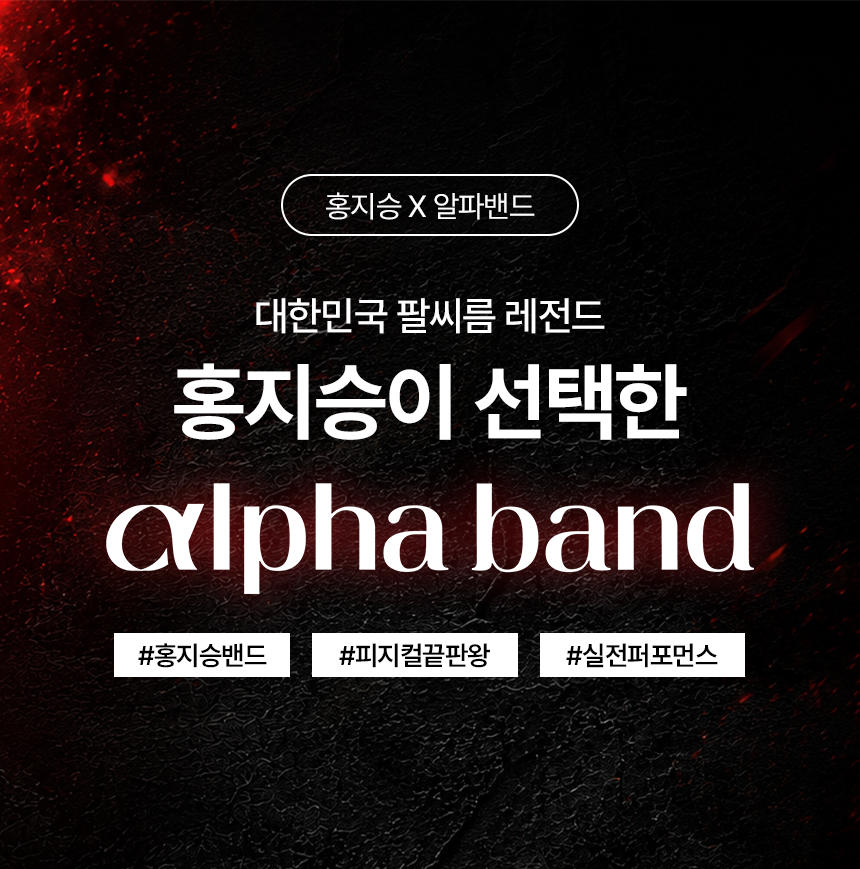 알파밴드 세트 홍지승 운동 밴드 풀업 팔씨름 훈련 3종 5종 - 상세 이미지 2