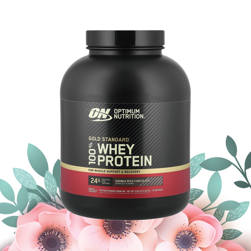 옵티멈 웨이 프로틴 더블리치 초코맛 단백질보충제 2.29kg, 1개 - 상품 이미지