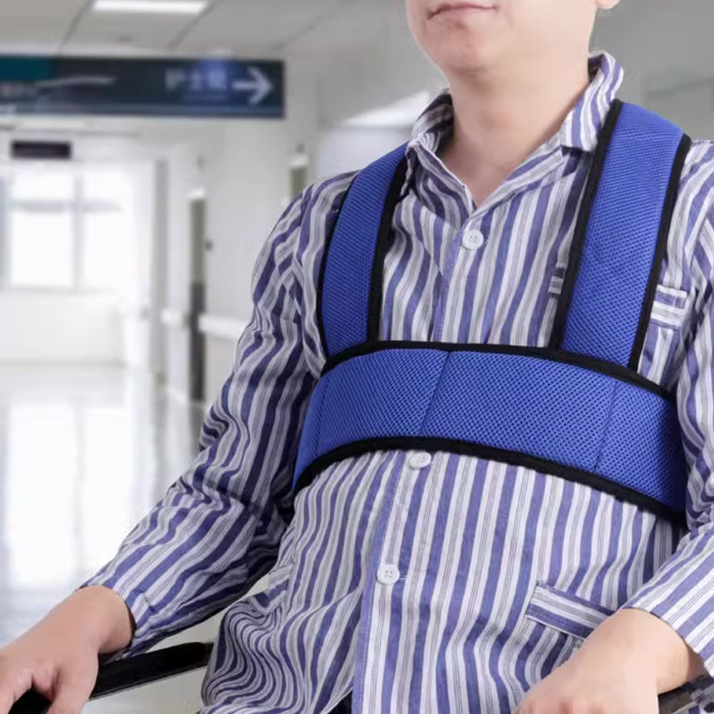 휠체어 안전벨트 낙상방지 환자 휠체어 안전 허리띠 고정벨트 - 상세 이미지 4