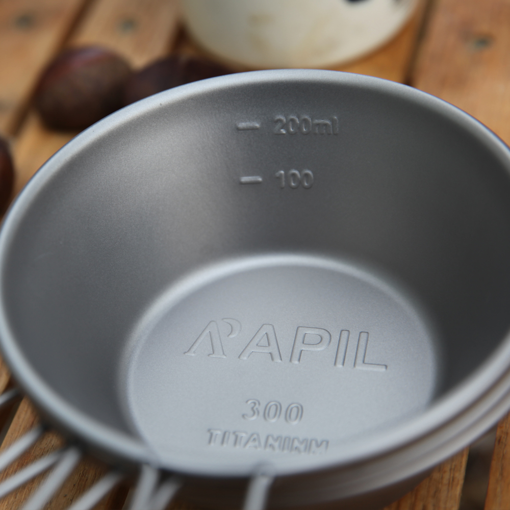 아필 미니멀 티타늄 시에라컵 캠핑 머그 300ml - 상세 이미지 5