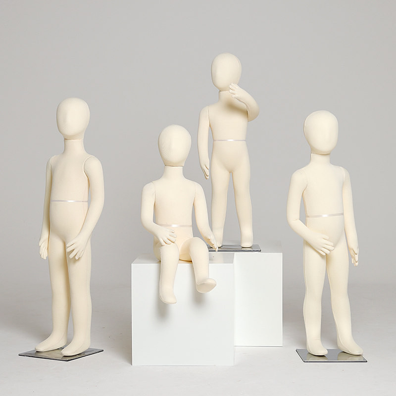 전신 연질마네킹 남성 여성 옷가게 고무마네킹 3개월(키 47) - 상품 이미지
