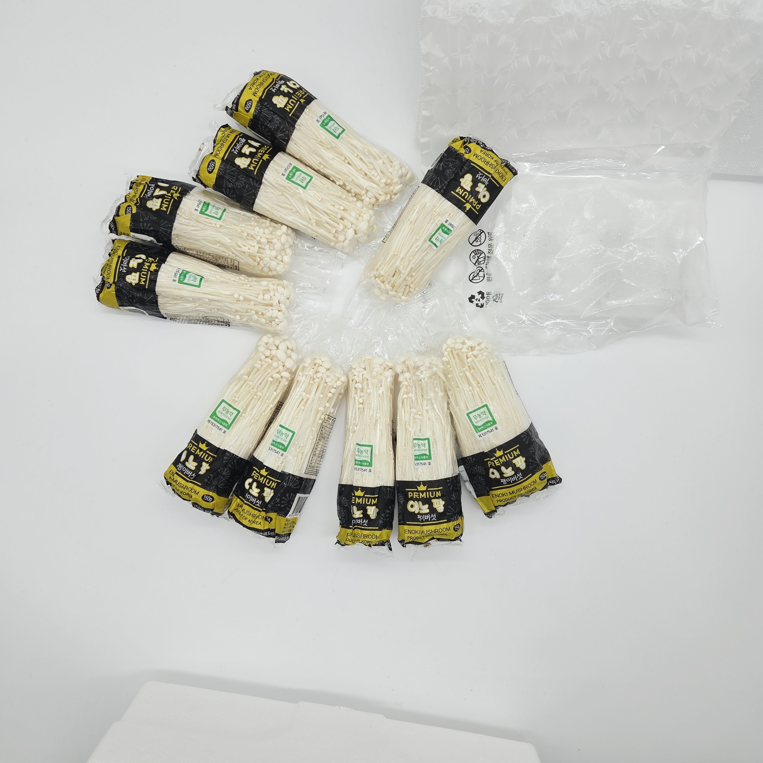 국내산 무농약 친환경 팽이버섯 1.5kg (150g 10봉) - 상세 이미지 5