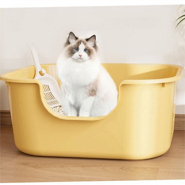 변기통 고양이 오픈형 화장실 모래통 고양이 대형 화장실 반려묘 - 상세 이미지 2