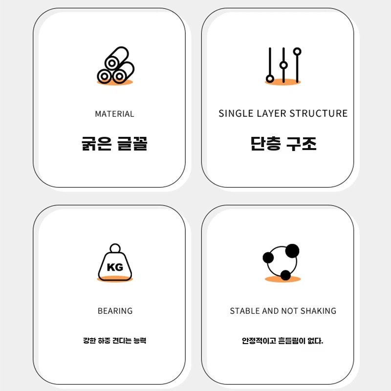 스텐 도배발판 안전 1단발판 계단 기본형 - 상세 이미지 4