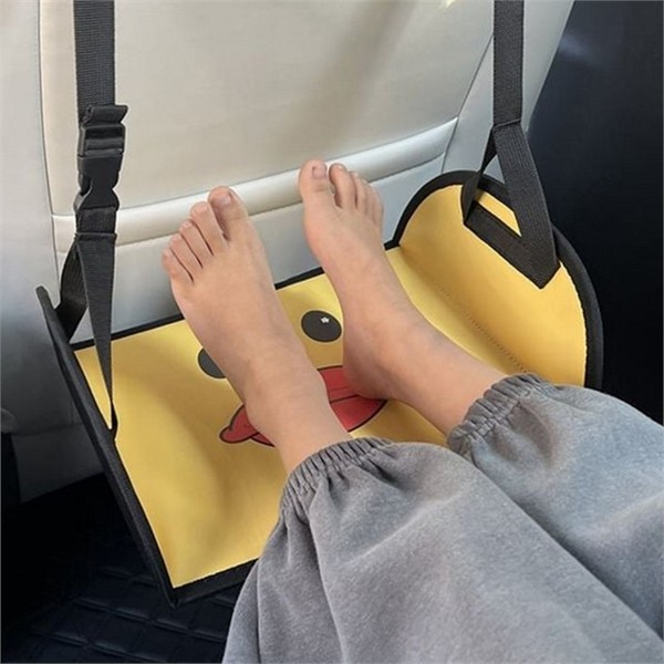 장거리 차량용 발 받침대 휴대용 뒷좌석 발 받침대 사무실 여행용 - 상품 이미지
