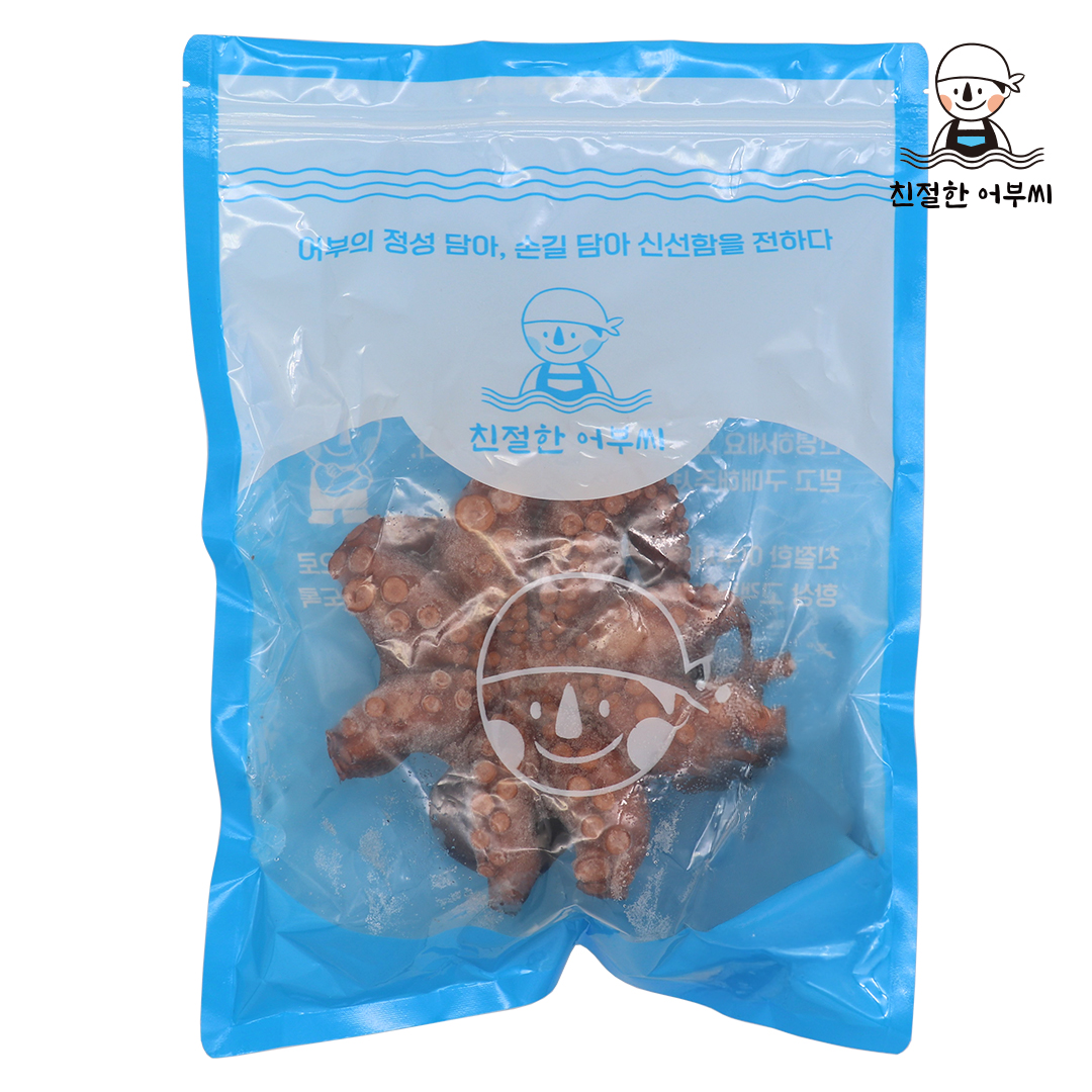 통영 자연산 삶은 돌문어 자숙 국내산 문어다리 숙회 친절한어부씨 이미지 6
