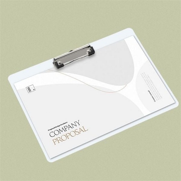 가로형 a4 클립 보드 A45p 스탠드형 클립 보드 사무용 서류판 - 상품 이미지