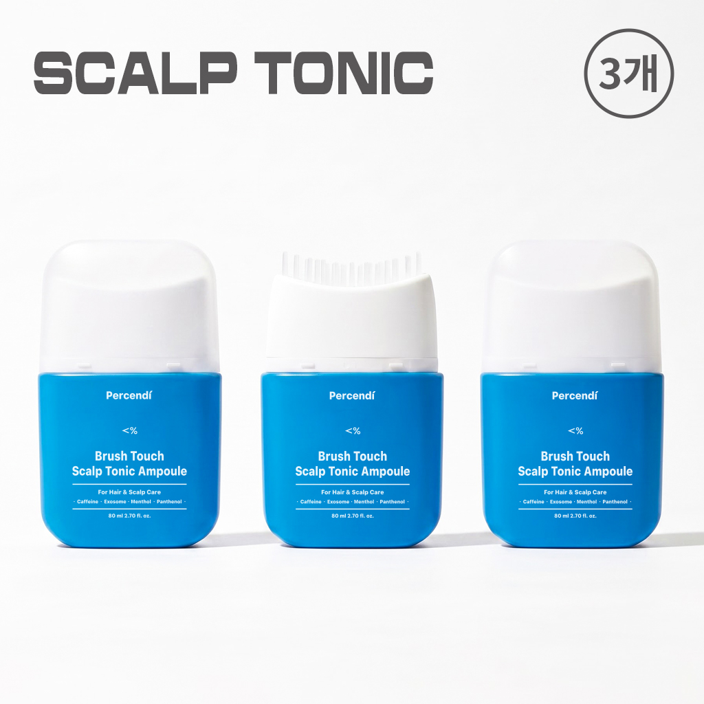 [이벤트]브러시 터치 스칼프 토닉앰플 1(본품)+1(리필) 최대30%할인 80ml, 3개 - 상품 이미지