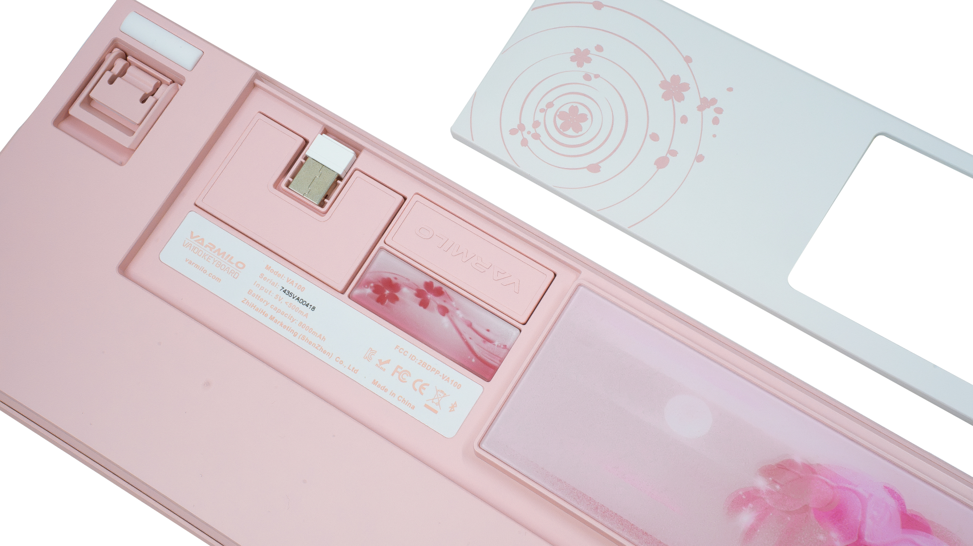 VARMILO VA100 유무선 풀배열 VIA 기계식 키보드 펀키스 정품 Sakura, 보이스축 이미지 7