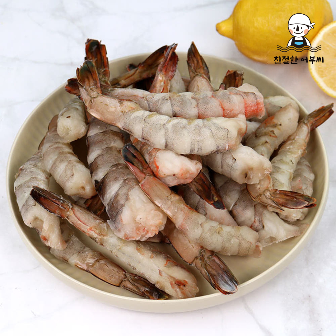 안면도 자연산 대하 깐 새우살 왕 특대 300g 500g 친절한어부씨 이미지 7