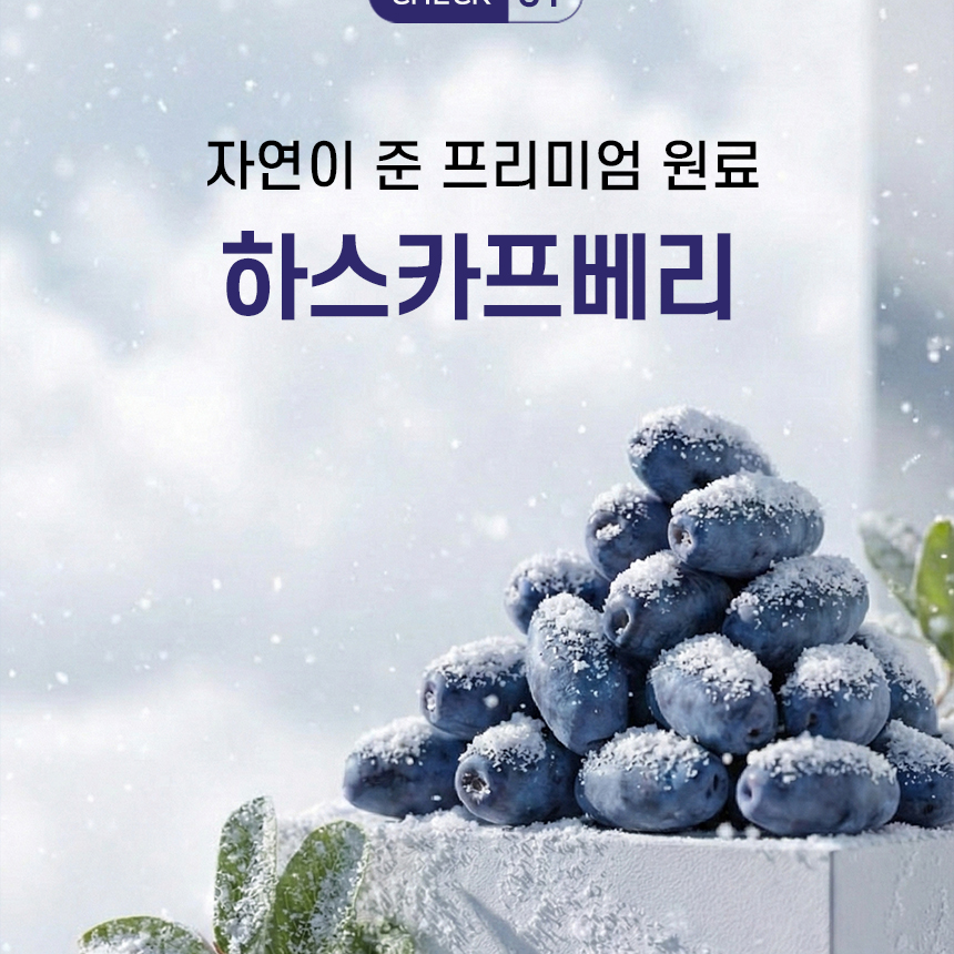 하스카프베리 60정 1통 동결건조 식약처인증 - 상세 이미지 3