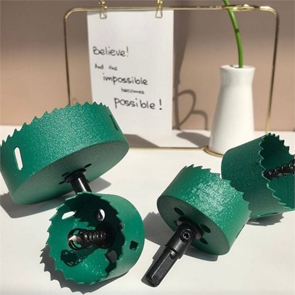 목공용 원형 목공 홀쏘 100mm 철공용 철판 홀쏘 구멍 뚫기 - 상세 이미지 2