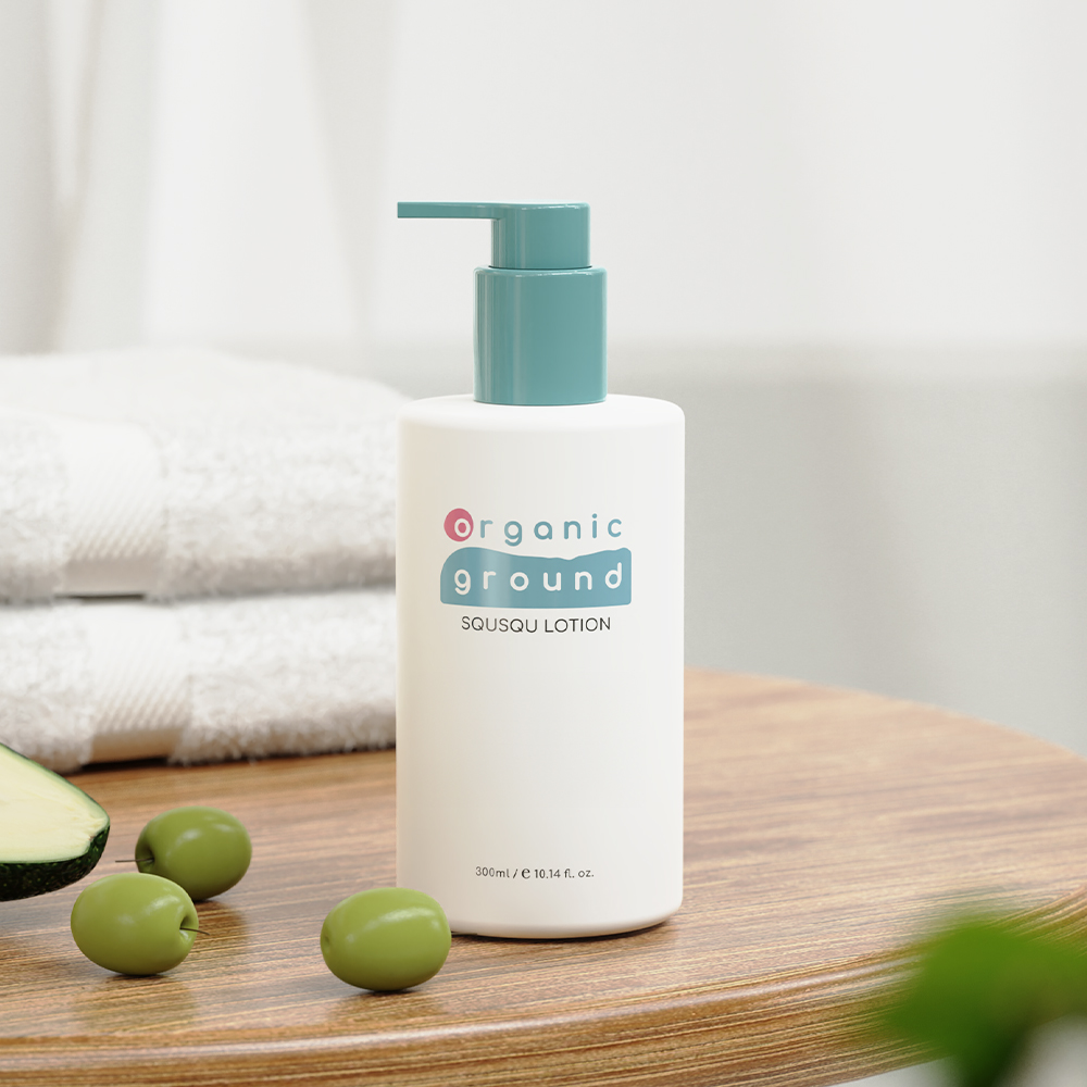 1+1 오가닉그라운드 유기농 아기로션 300ml 신생아 보습 베이비 로션 세라마이드 피부장벽강화 - 상세 이미지 2
