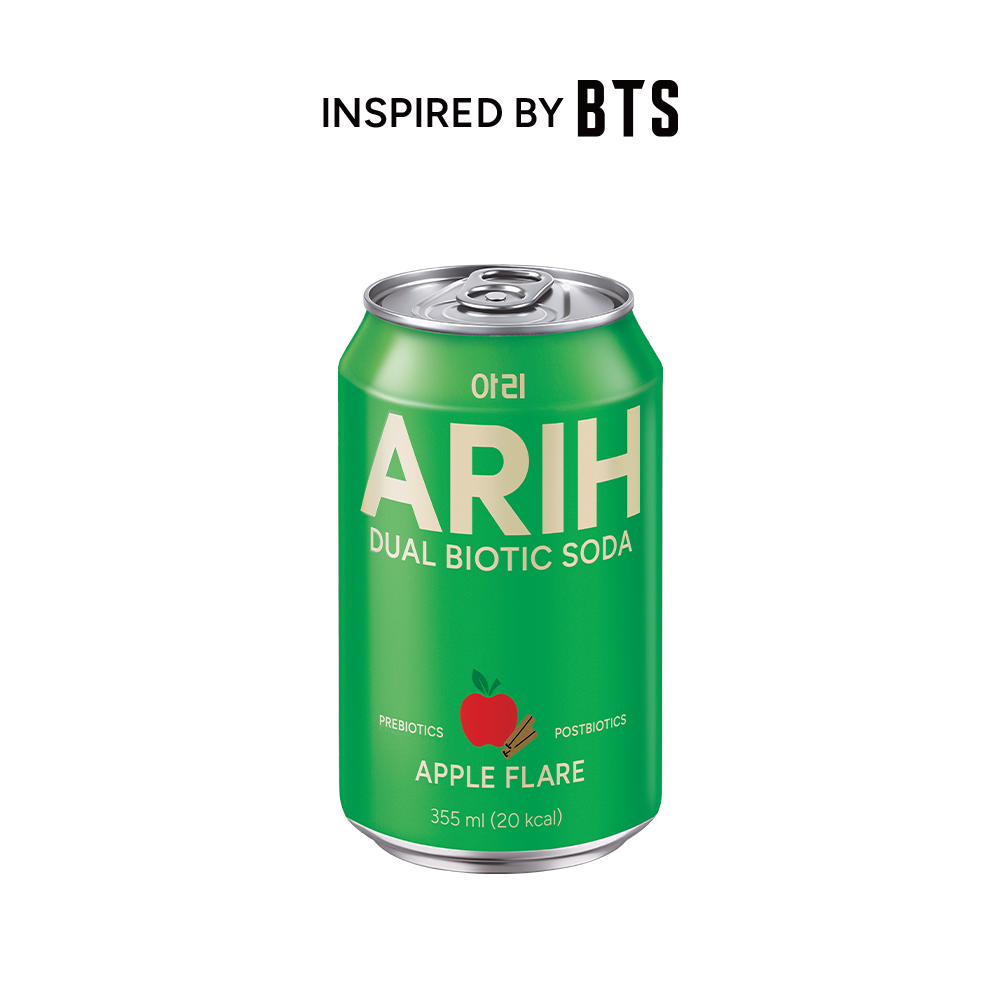 아리 ARIH 듀얼바이오틱 소다 애플 플레어 1BOX(355ml x 24입) - 상품 이미지