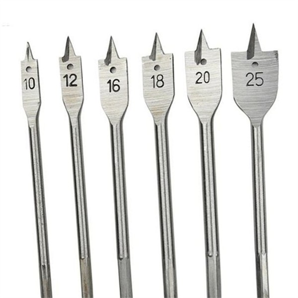 스페이드 목공 드릴 비트 6PCS 나비 목재 드릴 비트 천공 - 상품 이미지