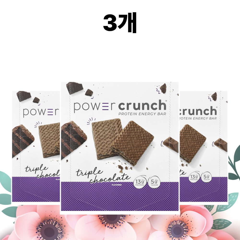 프로틴 에너지바 BNRG 파워크런치 12개입 480g, 3개 - 상품 이미지