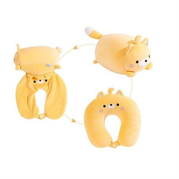 여행용 고양이 목베개 휴대용 고양이 u자 쿠션 사무실 장거리 - 상품 이미지