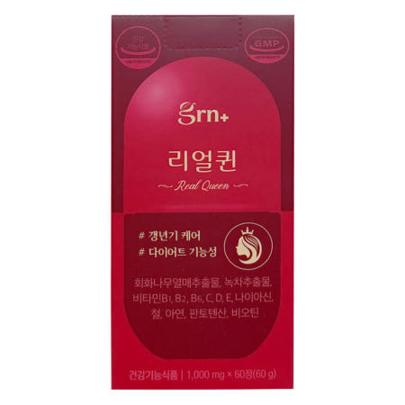 GRN 리얼퀸 갱년기 다이어트 60정 1병 1개월분