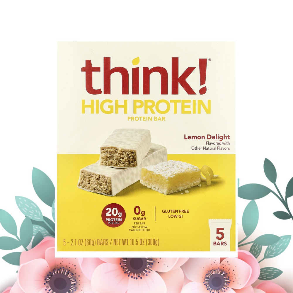 띵크 프로틴바 레몬맛 5개입 60g, 1개 - 상품 이미지