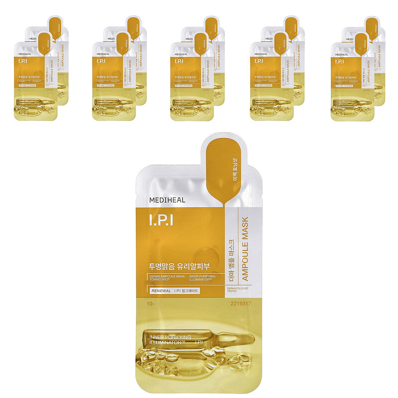 Mediheal IPI 더마 앰플 뷰티 마스크 26ml, 1개 - 상품 이미지