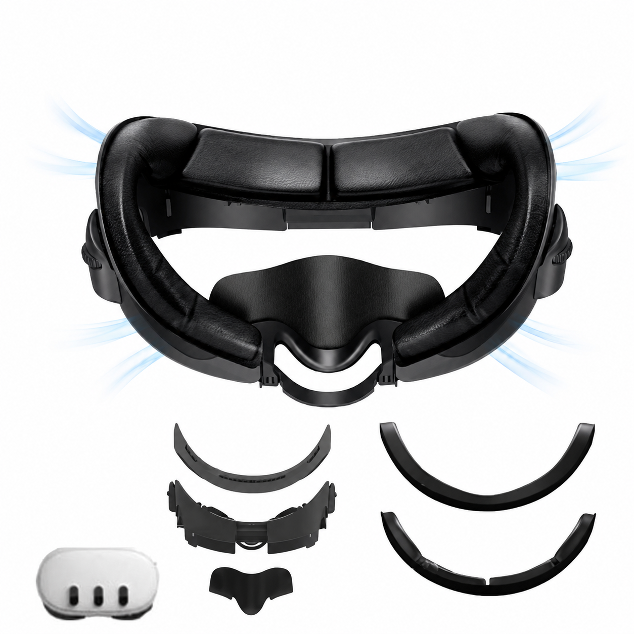 메타퀘스트3 vr 스트랩 악세사리 BOBOVR F3 가죽안면폼 환기인터페이스 오큘러스 - 상품 이미지