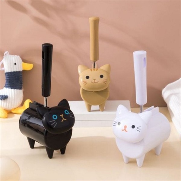 고양이 휴대용 테이프 클리너 8cm 점착식 먼지 제거 테이프 청소용 - 상품 이미지