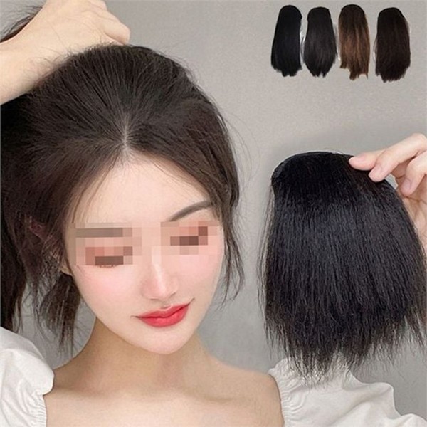 웨이브 여성 헤어 피스 30cm 클립형 여성 부분 가발 앞머리 - 상품 이미지