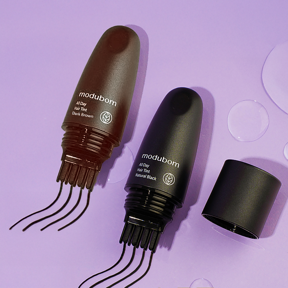 모두봄 올데이 헤어틴트 더블세트 새치커버스틱 헤어마스카라 흰머리커버 7g 2개 - 상세 이미지 2