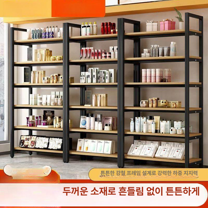 화장품 매장 진열대 마트 선반 편의점 수납 랙 스탠드 조립식 5단 렉 - 상세 이미지 4