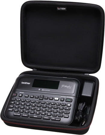[해외]브라더 PTouch PT D60BT / PTD40 PTD460BT PTD600 PTD400AD 라벨 메이커 블랙용 LTGEM 케이스