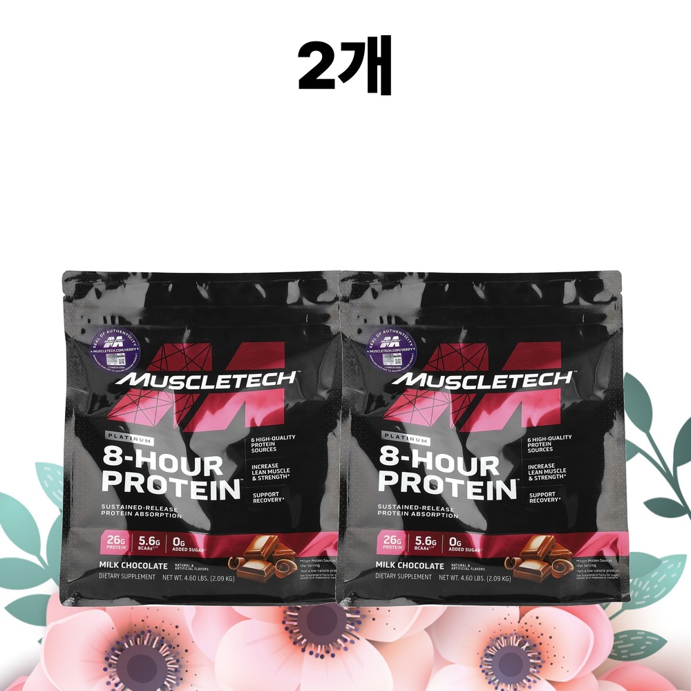 웨이프로틴 머슬텍 플래티넘 밀크초콜릿맛 2.09kg, 2개 - 상품 이미지