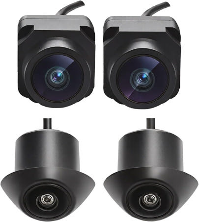BYJ Android 호환 360도 조감도 카메라 3D720P 4 주차 보조 키트 가시성 높음 360 Camera720P