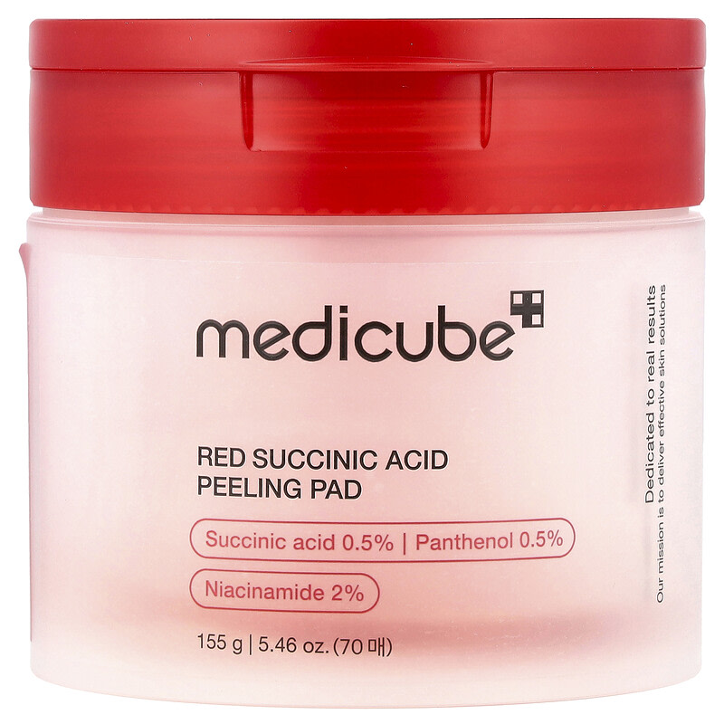 Medicube 레드 석신산 필링 패드 155g, 1개 - 상품 이미지