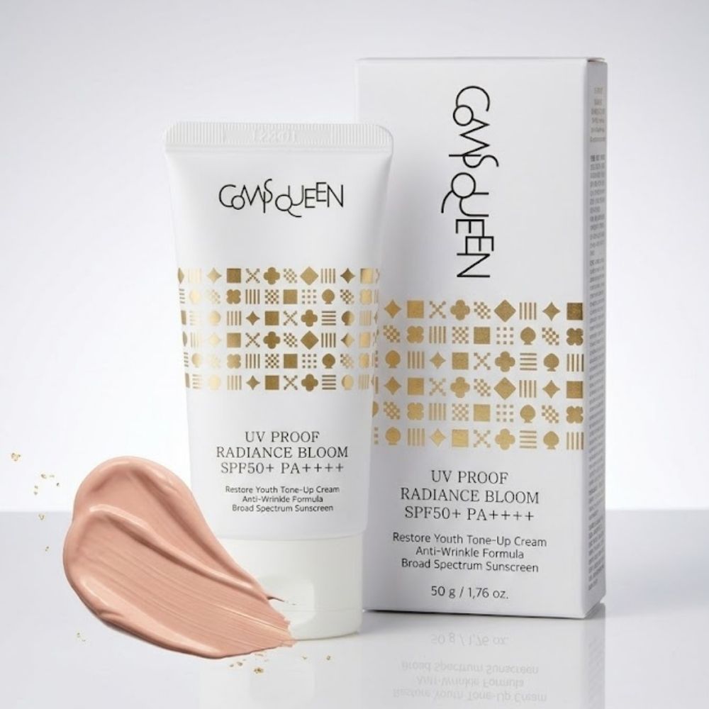 코미스킨 유브이 프루프 라디언스 블룸 50g (SPF50+) 피치플럼핑 선케어 선크림 - 상품 이미지