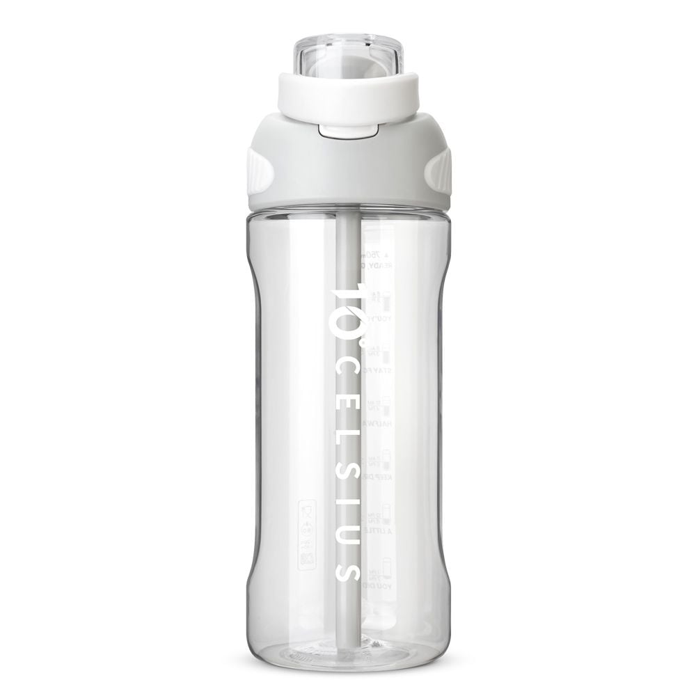 눈금 물병 스포츠 빨대 물통 원터치 산책 운동 보틀 750ml - 상세 이미지 3