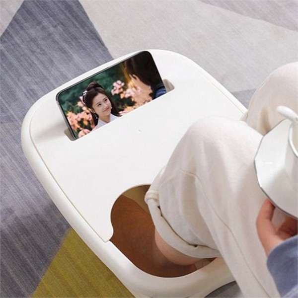 휴대용 접이식 족욕통 발대야 대야 마사지기 화장실 욕통 간편 - 상품 이미지