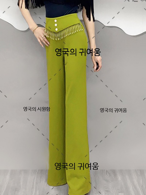 라인댄스바지 여성 사교댄스 줌바 라틴 댄스팬츠 공연 의상 - 상세 이미지 4