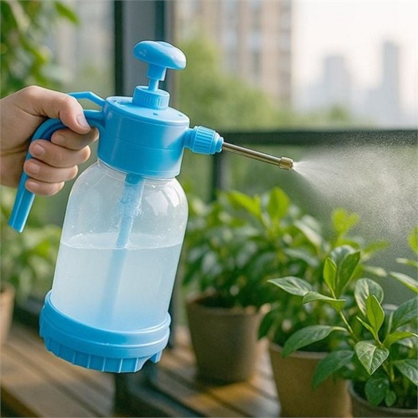 수동 자동 압축 분무기 스프레이 1.8l 분무기 휴대용 물주기 가정용 - 상품 이미지