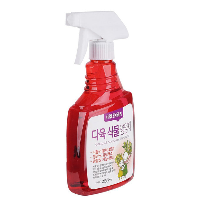 다육식물 전용 스프레이 영양제 다육이비료 뿌리는 식물영양제 480ml 시크릿가드닝 - 상세 이미지 2