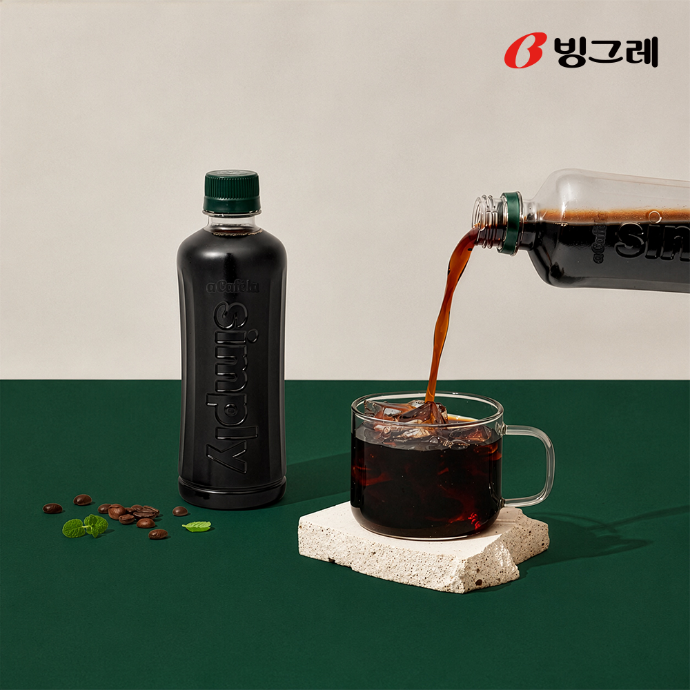 빙그레 아카페라 심플리 디카페인 아메리카노, 400ml, 20개