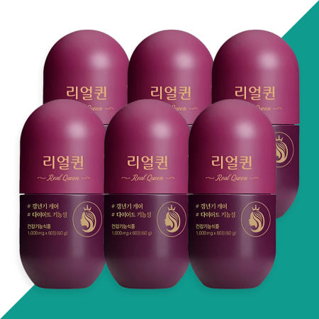 GRN 리얼퀸 1000mg 60정, 6개