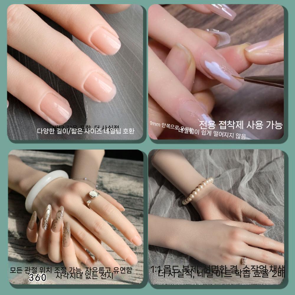 손마네킹 실리콘 손모형 네일 촬영용 디스플레이 여성 - 상세 이미지 5