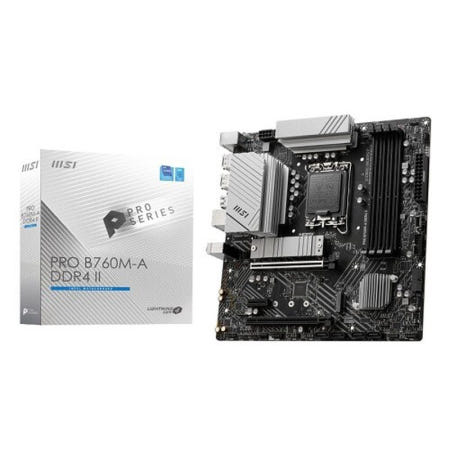 MSI PRO B760M-A DDR4 II 인텔 1700 소켓 메인보드
