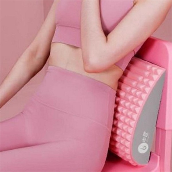 인체공학 허리 스트레칭 쿠션 등받이 등 스트레칭 쿠션 척추 요추 - 상품 이미지