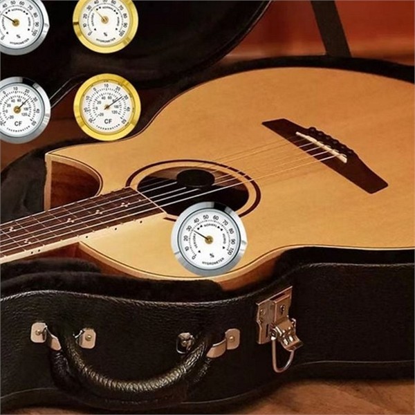 악기용 악기 온습도계 37mm 바이올린 온습도계 탁상용 가정용 습도계 원형 - 상품 이미지