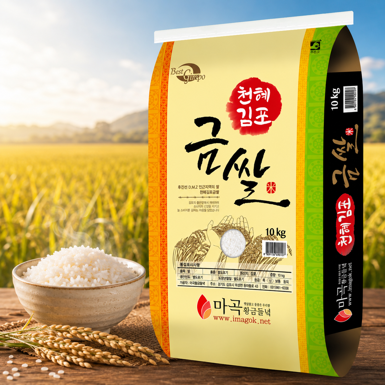 김포 금쌀 햅쌀 국내산 삼광 4kg, 1개 - 상품 이미지