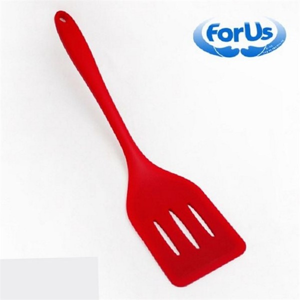 볶음용 실리콘 뒤집개 32cm 다용도 주방 실리콘 뒤집개 프라이팬 국자형 - 상품 이미지