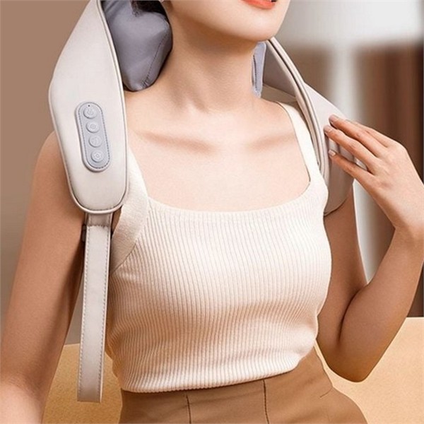 핸디형 목 어깨 마사지기 저주파 승모근 마사지기 가정용 충전식 릴렉스 - 상품 이미지
