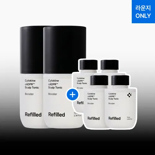 리필드 사이토카인 cADPR 헤어토닉 부스터 프로 70ml 2개 두피앰플
